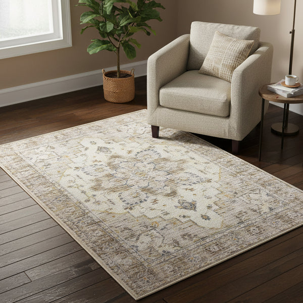 Muddy Mat® Tuscany Washable Area Rugs for Living Room, Bedroom & Dining Room – Modern Soft Low Pile Non Slip Carpet – Pet Friendly Waterproof Foldable Rugs for Home