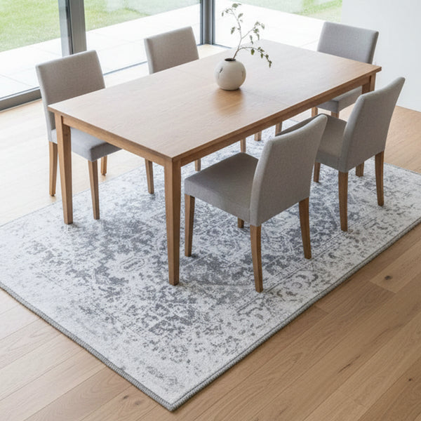 Muddy Mat® Frostbell Washable Area Rugs for Living Room, Bedroom & Dining Room – Modern Soft Low Pile Non Slip Carpet – Pet Friendly Waterproof Foldable Rugs for Home