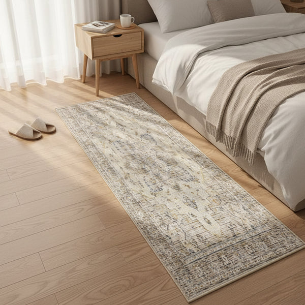 Muddy Mat® Tuscany Washable Area Rugs for Living Room, Bedroom & Dining Room – Modern Soft Low Pile Non Slip Carpet – Pet Friendly Waterproof Foldable Rugs for Home