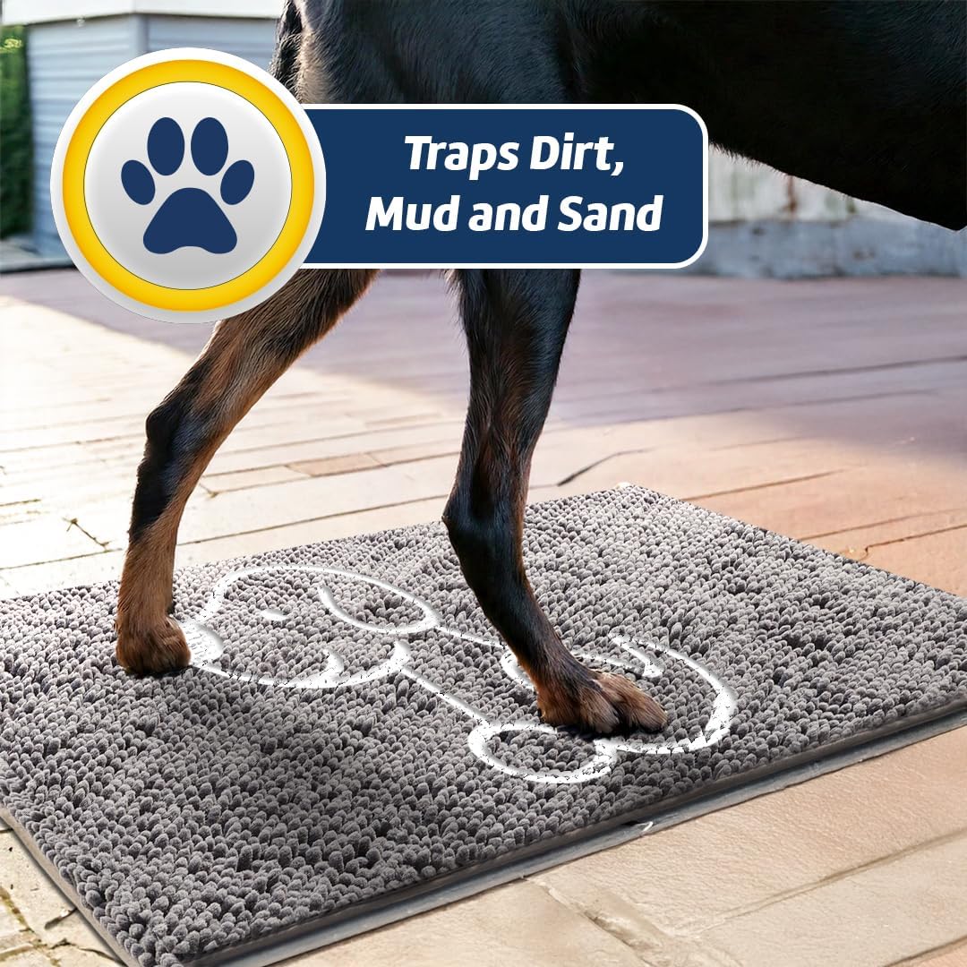Embroidery Muddy Mat® - Dog Lazy