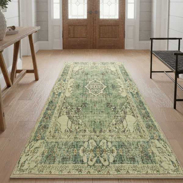 Muddy Mat® Majestic Washable Area Rugs for Living Room, Bedroom & Dining Room – Modern Soft Low Pile Non Slip Carpet – Pet Friendly Waterproof Foldable Rugs for Home