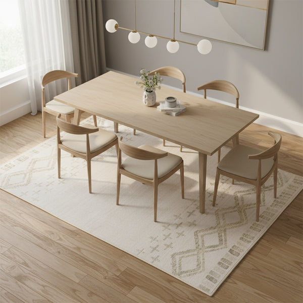 Muddy Mat® Tribal Washable Area Rugs for Living Room, Bedroom & Dining Room – Modern Soft Low Pile Non Slip Carpet – Pet Friendly Waterproof Foldable Rugs for Home