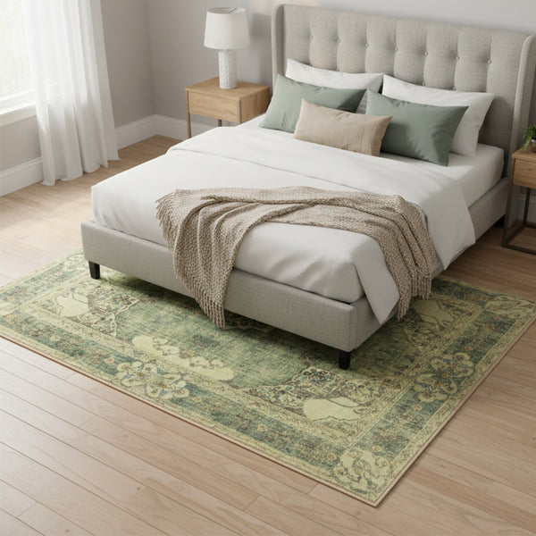 Muddy Mat® Majestic Washable Area Rugs for Living Room, Bedroom & Dining Room – Modern Soft Low Pile Non Slip Carpet – Pet Friendly Waterproof Foldable Rugs for Home